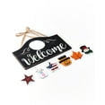 thumbnail image 2 of Wall Hanging Welcome Sign with 6 Interchangeable Seasonal Icons, 2 of 2