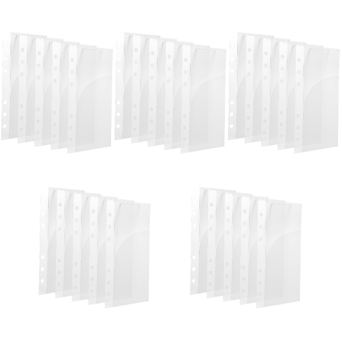 5 Pack Cash Wallet for Budgeting Planner Stickers Binder