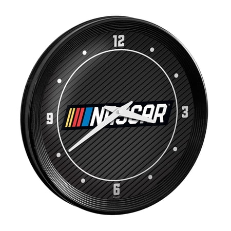 NASCAR 15 Ribbed Frame Wall Clock