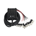 thumbnail image 1 of Cable Snake PRORECK XLR de 12 canales y 25 pies para grabación en vivo, 1 of 9