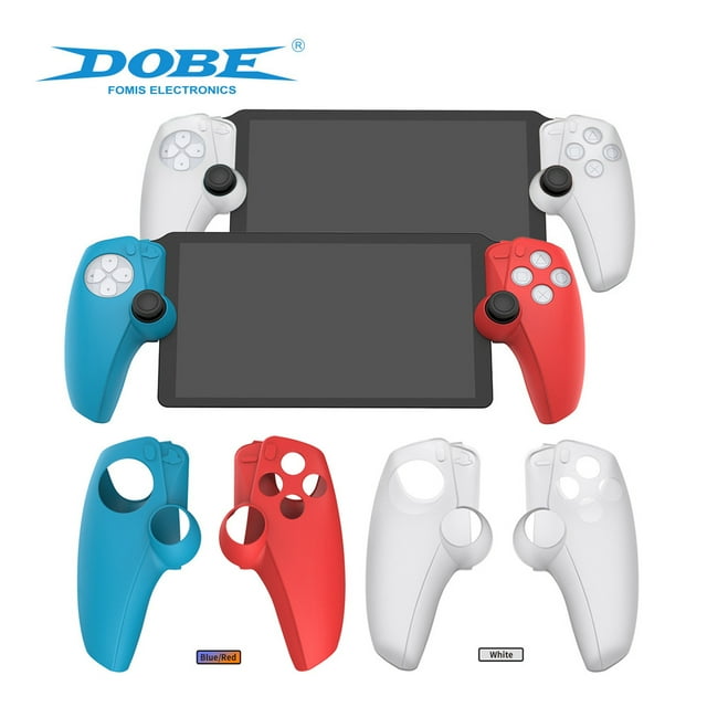 PS5 Portal Handheld Split Silicone Case - Shockproof Anti-Scratch Protective Cover for PlayStation Portal Remote Player