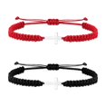 thumbnail image 2 of Especial para pulsera de cuerda trenzada simple y de moda Pulsera cruzada tejida a mano Pulsera cruzada de acero inoxidable, 2 of 6