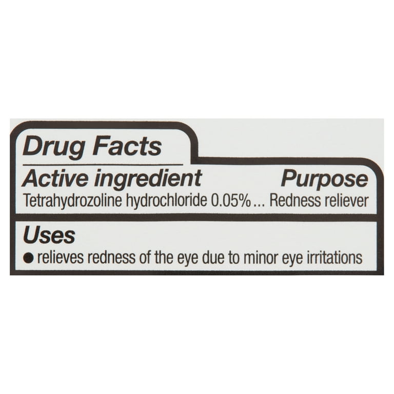 Visine Extra Strength Liquid Pain Reliever with Tetrahydrozoline HCl - 1 fl  oz Travel Pack - Gets the Red Out - Hydrating Formula in the Over the  Counter Medicines department at