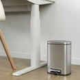 thumbnail image 5 of iTouchless Softstep 5 Liter Stainless Steel Step Trash Can, 1.32 Gallon Small Pedal Bathroom Trash Can, Perfect for Office and Bathroom, 5 of 7