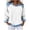 ☃309-White, variant on Xuyuer Sweatshirt for Women Waffle Knit Color Block Lapel Crewneck Long Sleeve Casual High Low Pullover Sweatshirts Tops