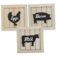 thumbnail image 5 of FUTUREORYY 3Pcs Home Decor Signs For Wall Kitchen Wall Pendant Rustic Style 11.8X11.8In, 5 of 8