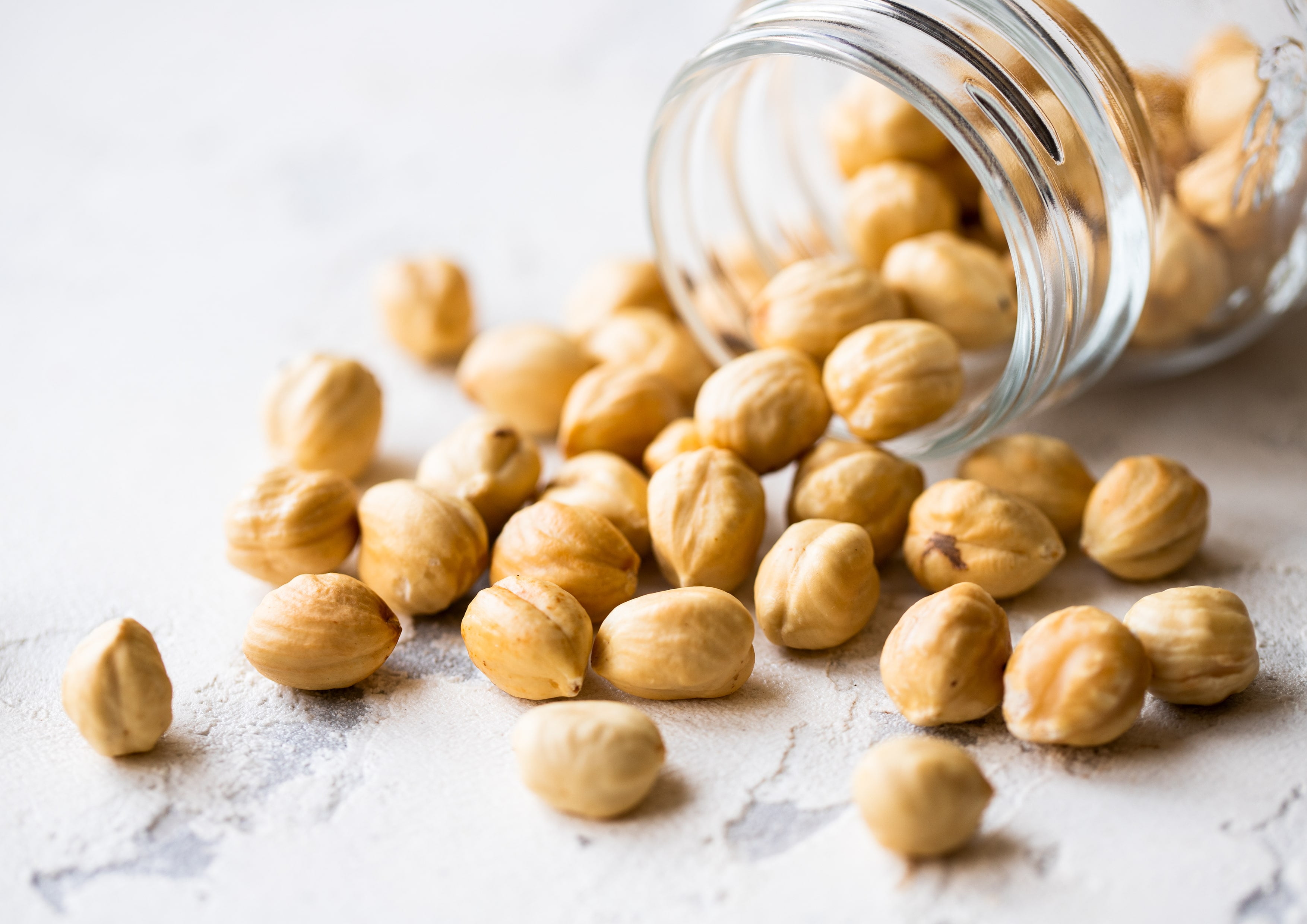 Organic Dry Roasted Blanched Hazelnuts with Himalayan Salt, 2 Pounds — Non-GMO, Kosher, Vegan — by Food to Live