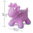 thumbnail image 4 of Bounce Buddies Dino, Ride-on Inflatable Bouncer, Triceratops, Indoor & Outdoor Play, Children Ages 2-4, 4 of 5