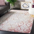 thumbnail image 2 of SAFAVIEH Meadow Doncho Diamond Area Rug, Grey/Pink, 4' x 6', 2 of 7