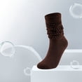 thumbnail image 3 of Komoo 3 Pairs Women Slouch Socks Soft Extra Long Scrunch Knee High Sock Football Unisex Knitting Tube Socks, 3 of 8