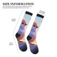thumbnail image 5 of Bixox Heart Sky Bird Couple Print Compression Socks,Compression Socks Women & Men Circulation for Medical,Running,Athletic, 5 of 7