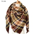 thumbnail image 2 of Plaid Blanket Scarf Women Big Oversized Long Scarves Warm Winter Tartan Checked Shawl Wrap Scarf Gift For Women, 2 of 2