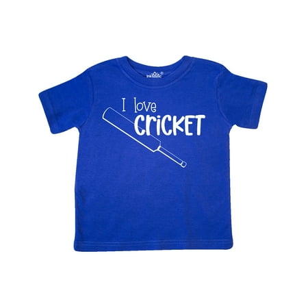 

Inktastic I Love Cricket- Cricket Bat Gift Toddler Boy or Toddler Girl T-Shirt