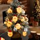 thumbnail image 2 of Luces De Cadena De Navidad, Juego De Faros Led De PapÁ Noel, Alimentado Por BaterÍa, Luces De Cadena De DecoraciÓn De Árbol De Navidad Blanco CÁlido, Vacaciones, Fiesta, 2 of 5