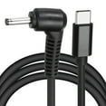 thumbnail image 1 of 4.9FT USB C to DC PD Power Fast Charging Cable, 3mmx1.1mm 45W/15V DC Power Cable, Type C Input 3A Adapter Jack Converter for Router, Camera, TV Box, Desk Lamp(Black), 1 of 6