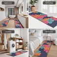 thumbnail image 5 of Pioneer Flower Floral Print Pattern Kitchen Rugs Sets Of 3,Kitchen Runner Rugs Non Skid Washable,Decorative Kitchen Floor Mats for Kitchen,Sink,Laundry,17"x30"+ 17"x47" + 17"x59", 5 of 6