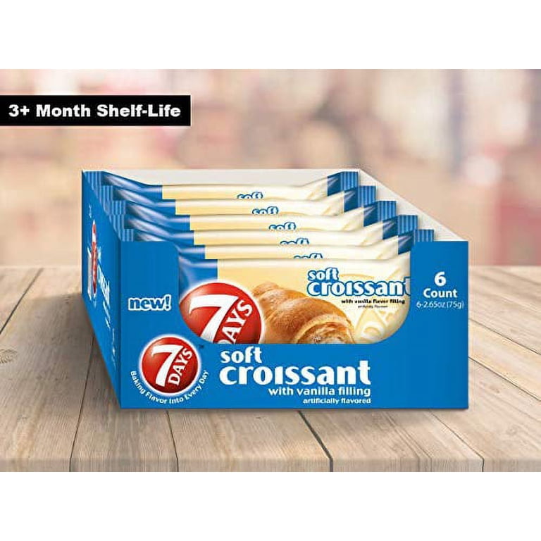 7 Days Soft Croissant, Vanilla, 2.65 Oz - Walmart.com