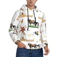 thumbnail image 2 of Naloa Cute Farm Men's Casual Hooded Collar Drawstring Hoodies Pullover Sweatshirts Casual Long Sleeve Shirts-3X-Large, 2 of 7