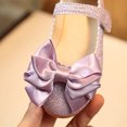 thumbnail image 6 of JINMGG Clearance Items Children Girls Footwear Fashion Princess Bowknot Dance Bowknot Shoes, 6 of 9
