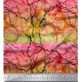 thumbnail image 1 of Soimoi Velvet Fabric Lemon Slice & Texture Print Sewing Fabric Yard 58 Inch Wide, 1 of 2