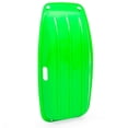 thumbnail image 3 of Best Choice Products 35in Kids Outdoor Plastic Sport Toboggan Winter Snow Sled Board w/ Pull Rope, 2 Handles - Green, 3 of 6
