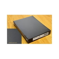 CintBllTer Black Composition Binding Covers, 8.5 x 11 Inches, Square Corners, 100-Pack