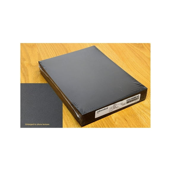 CintBllTer Black Composition Binding Covers, 8.5 x 11 Inches, Square Corners, 100-Pack