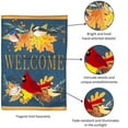 thumbnail image 5 of Autumn Songbirds Garden Flag 2 Sided Fall Leaves, 5 of 5