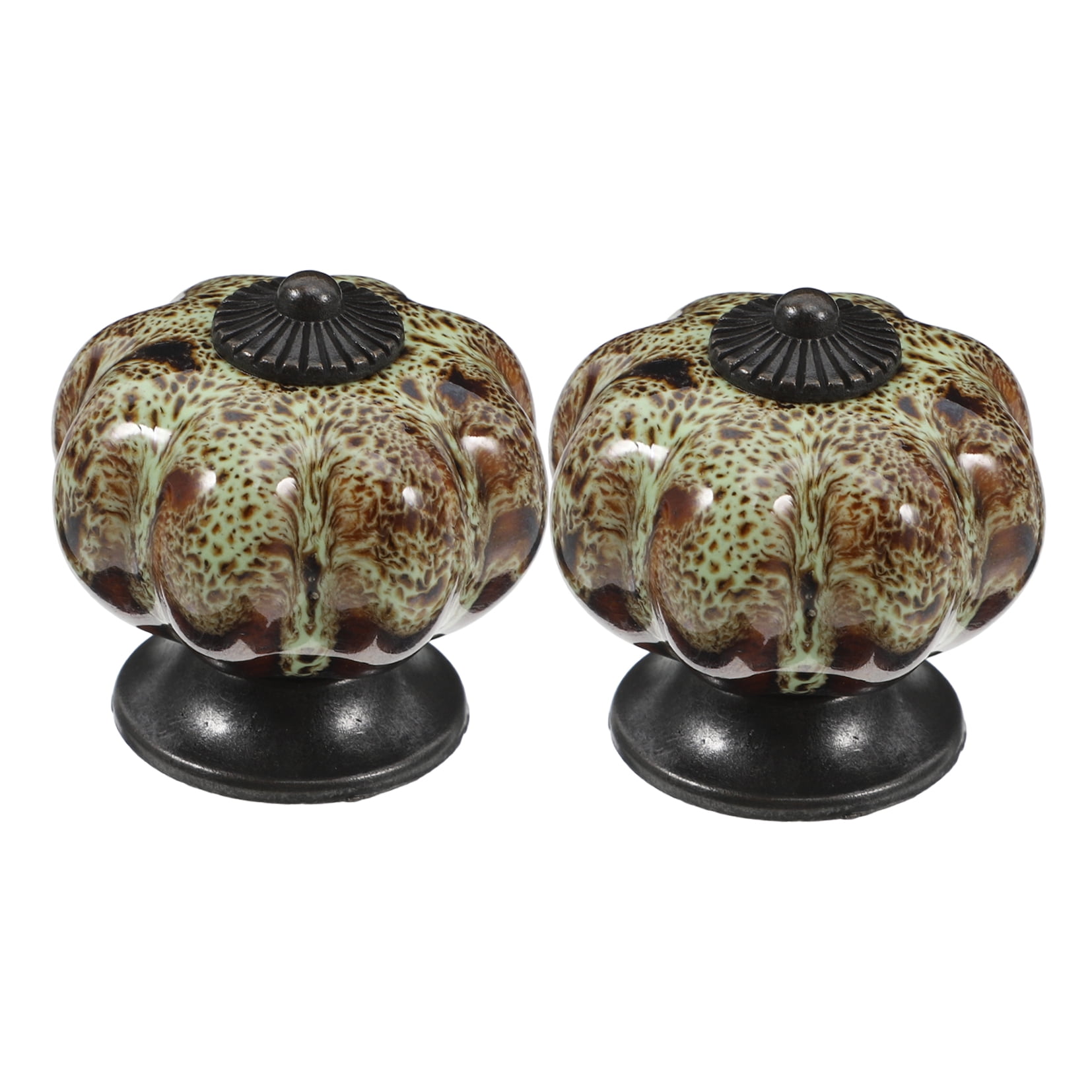 SKISUNO Vintage Ceramic Drawer Knobs Safe and Cabinet Pulls 6Pcs