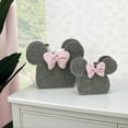 thumbnail image 2 of Disney Minnie Mouse Shaped 2 Piece Felt Storage Caddy, 2 of 5
