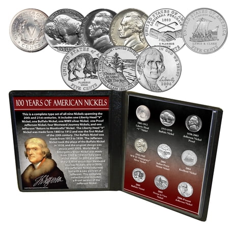 100 Years of American Nickels