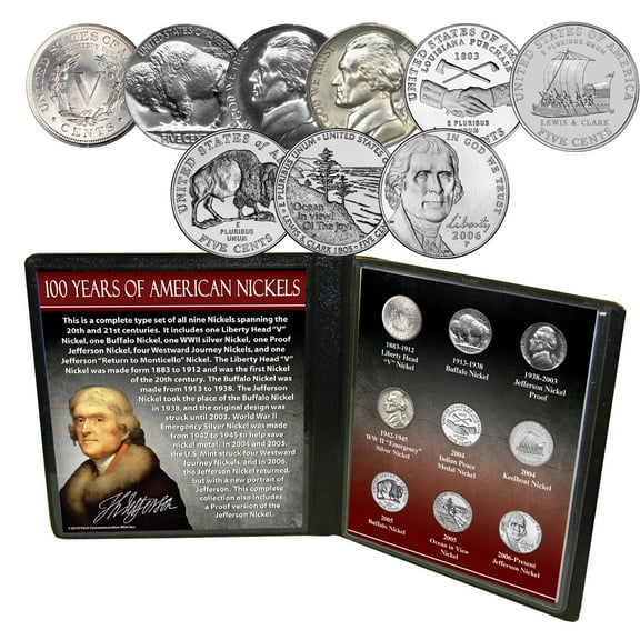 100 Years of American Nickels