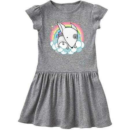 

Inktastic Bull Terrier Dog Gift Gift Toddler Girl Dress