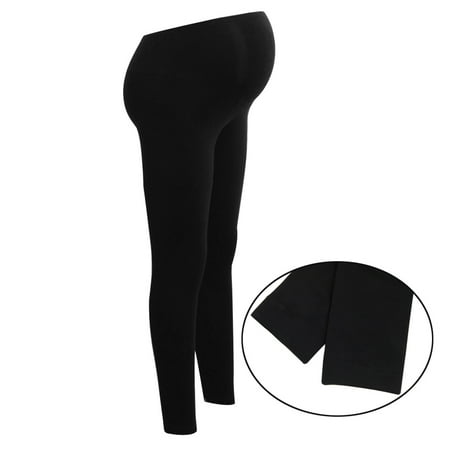 

OOKWE Pregnancy Comfortable Adjustable Thick Maternity Cotton Leggings Pants Warmer