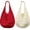 White+Red, variant on 2 Pack Crochet Tote Bag, Large Hollow Knit Shoulder Bag for Women, Lightweight Reusable Market & Beach Tote, Casual Summer Handbag