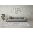 thumbnail image 3 of Ahgly Company Indoor Square Abstract Gray Modern Area Rugs, 5' Square, 3 of 4