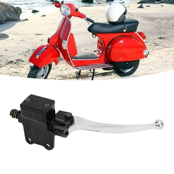 Palanca de Cilindros Maestro de Freno, Palanca de Freno de Motocicleta Negra de Febrapere de Freno de Alto Rendimiento de Efecto de Frenado Para PX 125 200 Estrellas