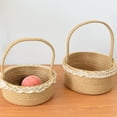 thumbnail image 1 of Xihbxyly Cesta de Almacenamiento de Cuerda de Algodón, Diseño de Yute Natural, Suave y Segura para Bebés, Organizador Multiusos, Decoración para La Habitación de Los Niños y El Hogar, Tamaño de 25 X, 1 of 5