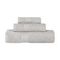 thumbnail image 2 of Superior Eco-Friendly Cotton 3-Piece Assorted Towel Set, Silver, 2 of 7