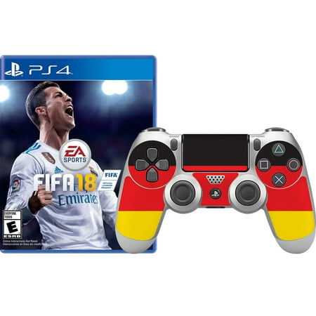 FIFA 18 and Germany Skin Controller, Electronic Arts, PlayStation 4,