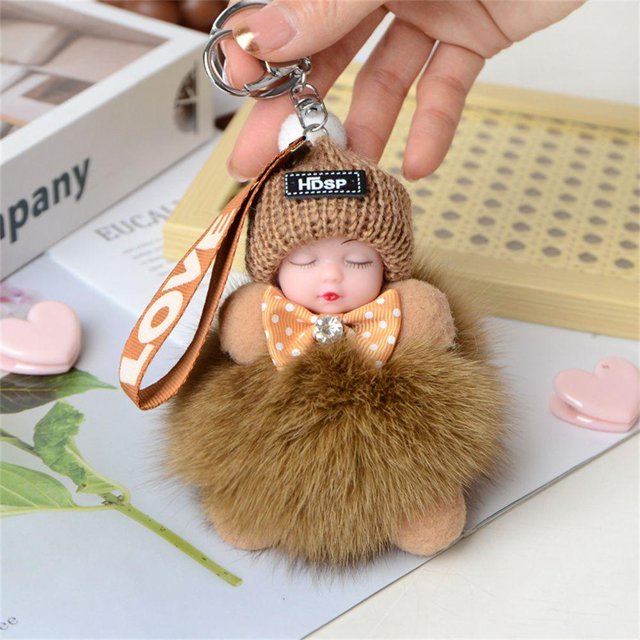 Llavero De Felpa ENOCH Con Encanto Decoración Kawaii Mochila Colgante Joyería Regalo Coches Pompón