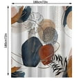 thumbnail image 4 of Shower Curtain for Modern Bathroom with - Hooks Included, 4 of 7