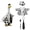 Style-A, variant on 23 Inch Soccer Goose Outfit for Lawn Goose Statue, World Soccer Game Day Costume with Football Shirt and Hat for Yard Porch Garden Decoration