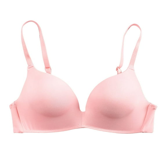 ZSQDM Student Girl Thin Solid Color Bra Underwear Bralette