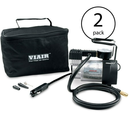 Viair 70P Portable 12V Air Compressor Kit Use For Passenger Car Tires (2 Pack)