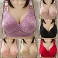 thumbnail image 3 of PUMISAS Wireless Bras For Women Push-Up Supportive Solid Color Bra Lace No Underwire Everyday Comfortable Bras With Adjustable Straps, 3 of 3