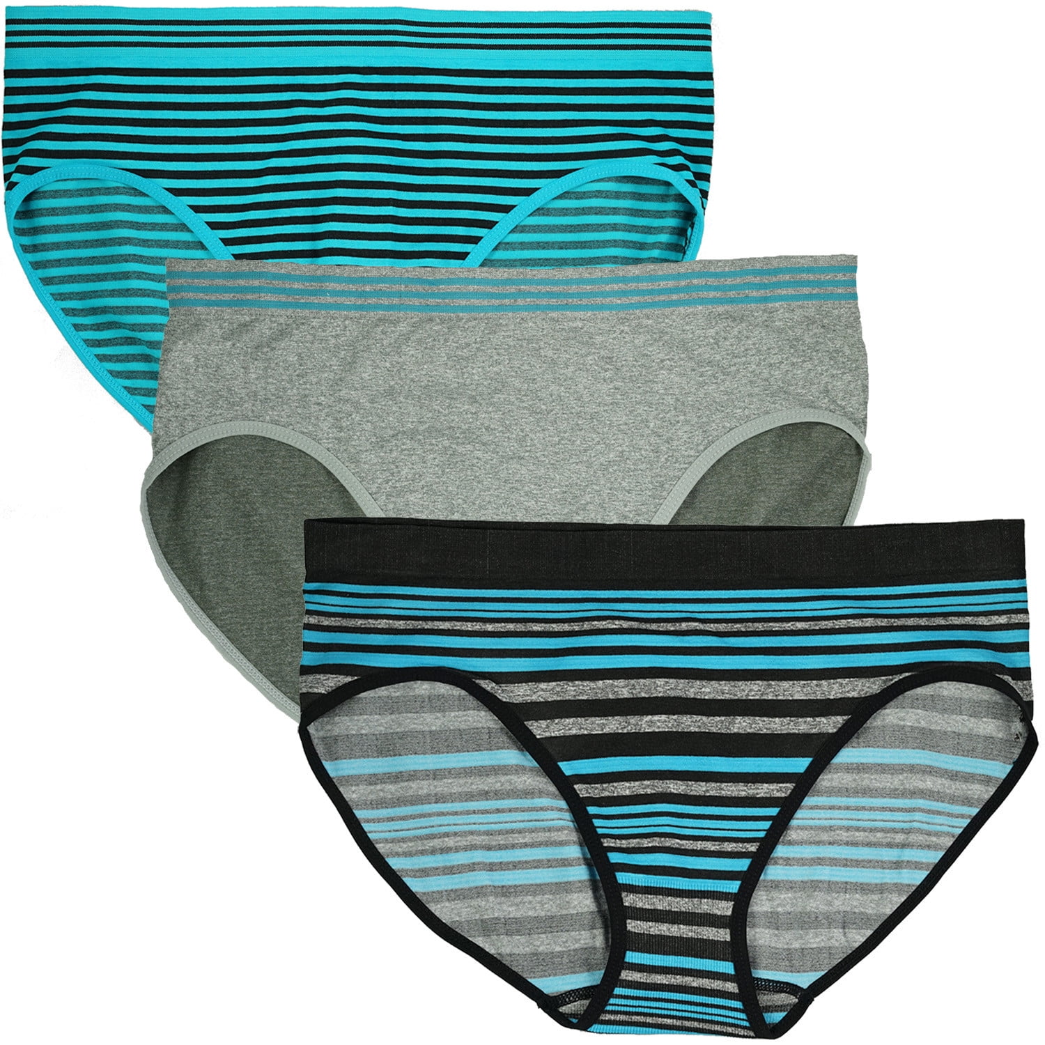 Stylzoo Stylzoo Women's Plus Size Stretchy Comfy Multipack Bikini