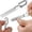 Silver, variant on Metal Nail File, Stainless Steel Double-Sided Fingernail & Toenail File, Durable Portable Manicure Pedicure Tool for Home & Travel，3.5"×0.59",1PC