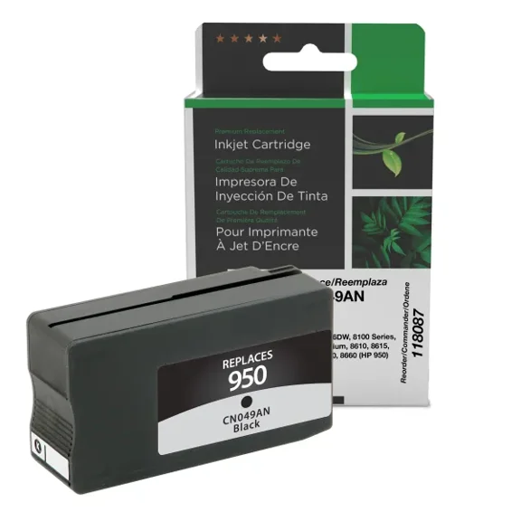 Remanufactured Clover Imaging Black Ink Cartridge compatible with HP 950 (CN049AN)
