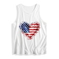 thumbnail image 5 of American Flag Tank Tops for Women 4th of July Tank Patriotic Shirt USA Flag Stars Stripes Sleeveless Tops, 5 of 5